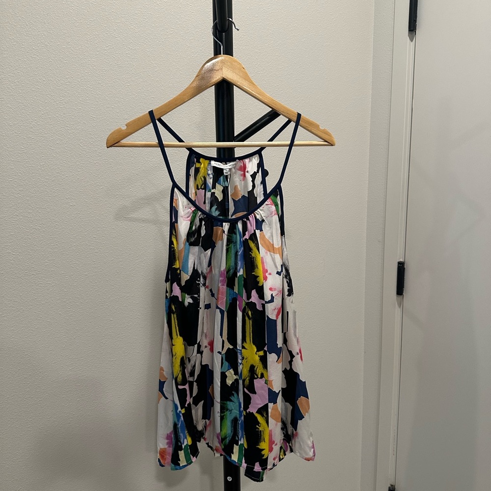 NWT Rebecca Minkoff Floral Lizzy Top Size Large